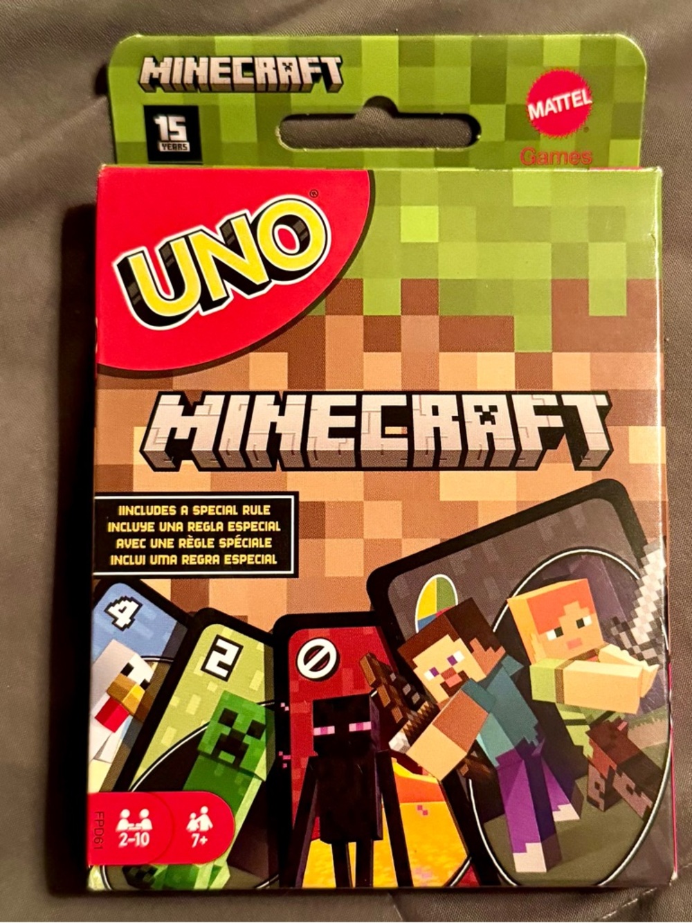 Minecraft UNO Card Game *NIB*